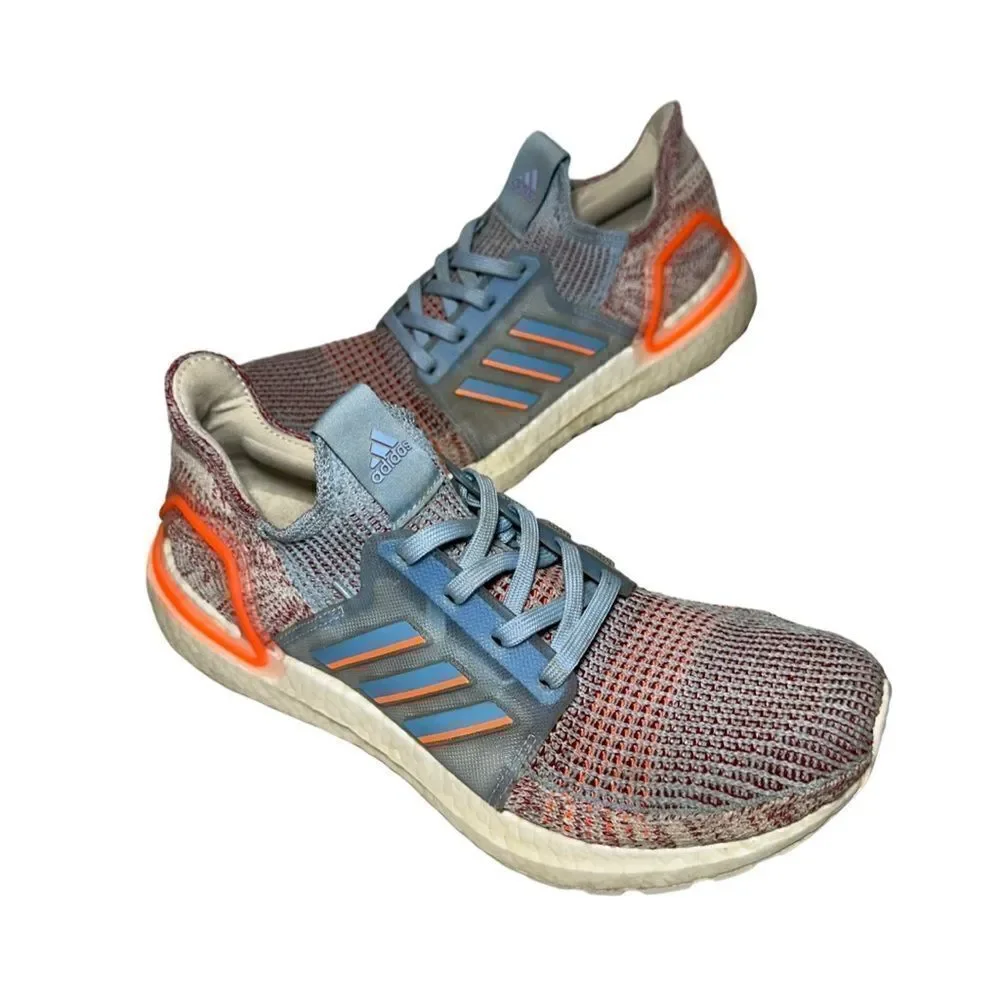 Women’s adidas boost athletic shoes size 8.5 blue/orange
